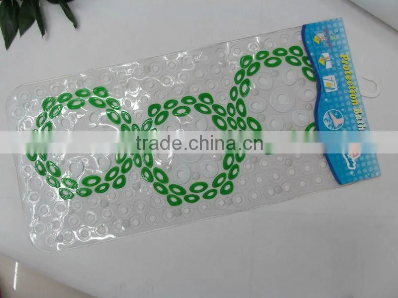 PVC Suction Cup Anti Slip Shower Bathroom mat