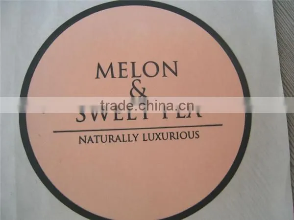 Eco-friendly waterproof private comestic stickers