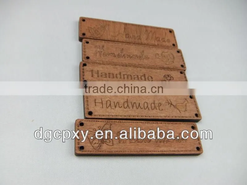 wooden various floral button