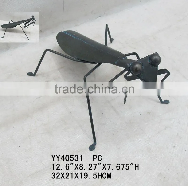 Locust model metal display decoration