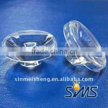 Various series glossy surface concave solor lamp LED lens optical grade PAMA dia. 35.8mm