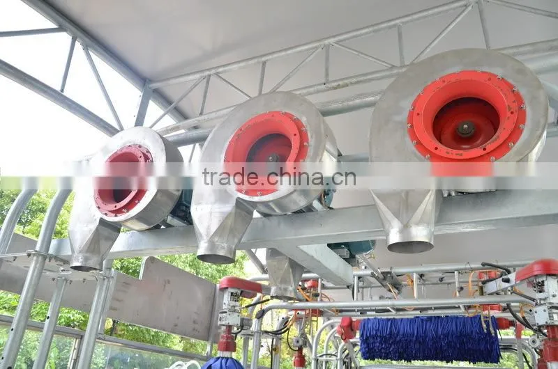12Brushes Tunnel, Brush Car Wash, Tunnel Car Wash Equipment GT-R800 49000USD 12Brushes Wheel Wash Chassis Washing Polish