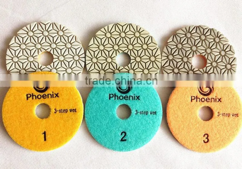 Wet Flexible Granite Polishing Pads