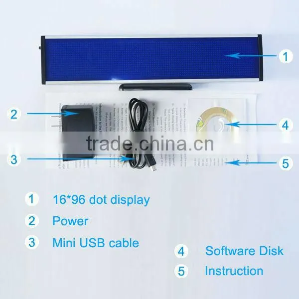 LED desktop display for advertising