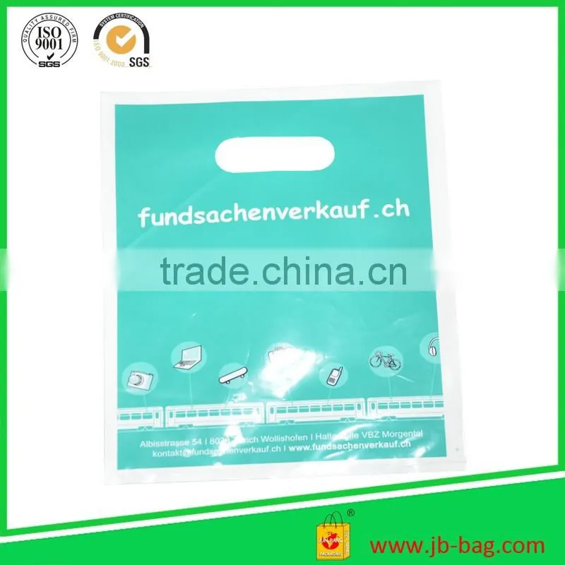 LDPE Die Cut Plastic Bags White LDPE Plastic Shopping Bags 2Mil Poly Plastic Bags 12''x16''x5'' Cheap Shopping Plastic Bags