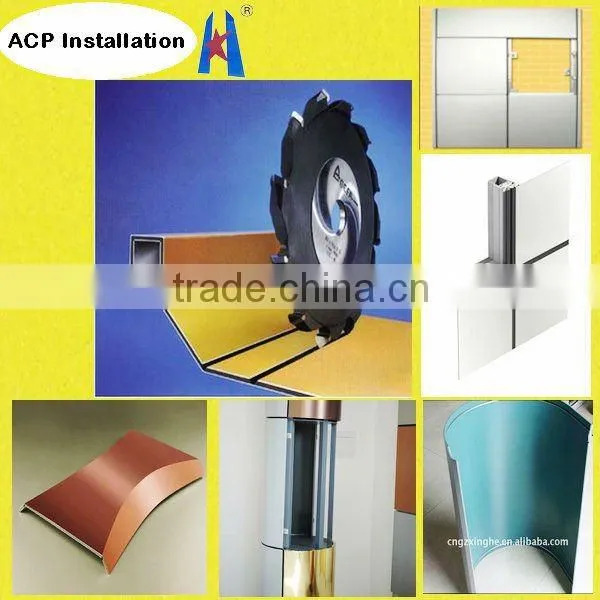 mirrored alucobond panel for exterior wall with competitive price