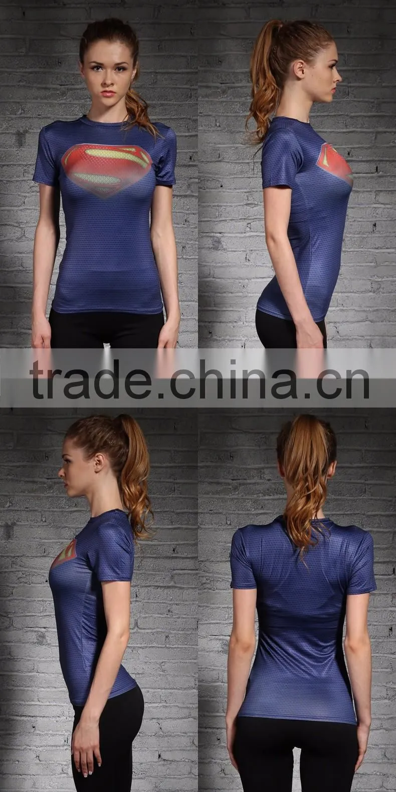 (OEM FACTORY/Trade Assurance)wholesale women custom compression wear athletic sports wear