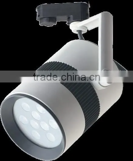 COB tiltable 3 phase led track light cylindrical led track spot lamp