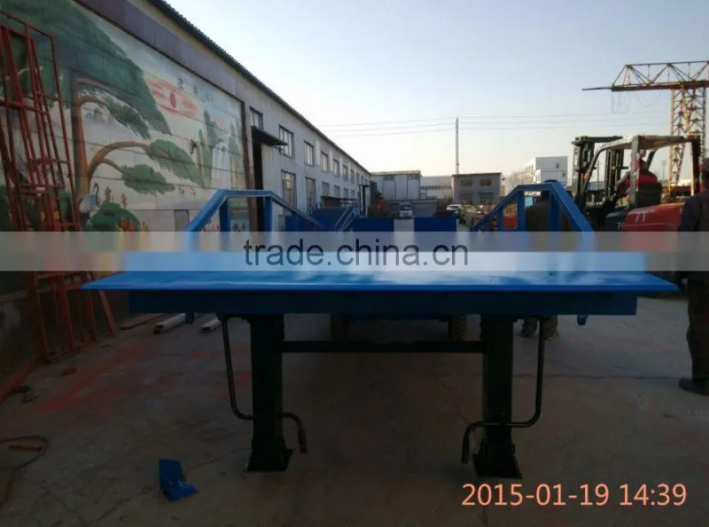 warehouse mobile container loading and unloading dock ramp