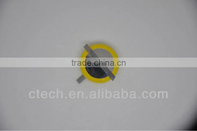 3.6v li-ion button rechargeable battery lithium ion battery