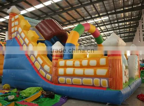 new knight slide Plato material slide inflatable slide