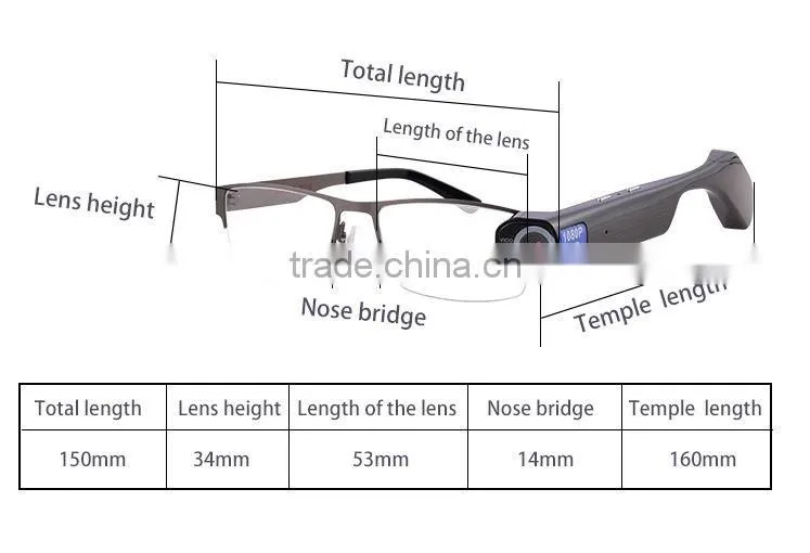 Eyewear DVR Camcorder Eyeglass 1080P Cam Full HD Video Free Downloads