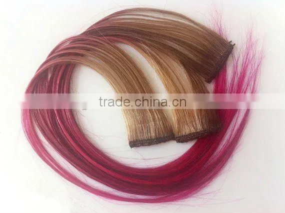 Grade AAA Remy Human Hair Extension Clip On Hair Extension