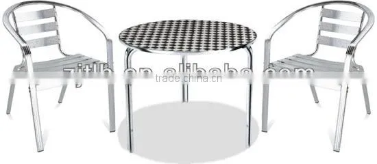Aluminum Bar Chair And Table