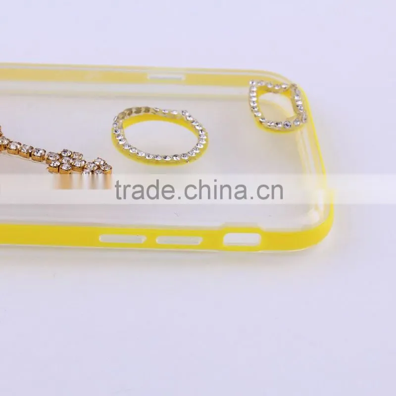 Wholesale Custom Plastic Clear Mobile Phone Case For christmas decoration