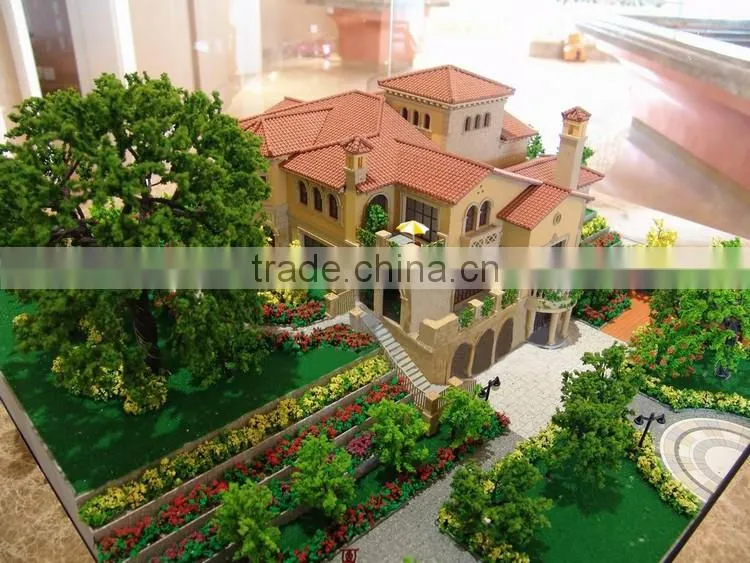 European Villas Architecture Scale Model Maker