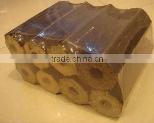 High quality Far infrared contraction biomass waste briquette packing machine