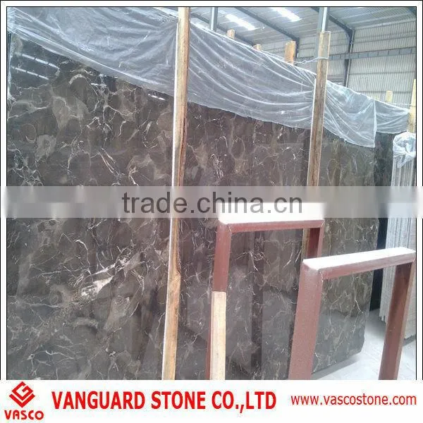 Chinese dark emperador marble slab