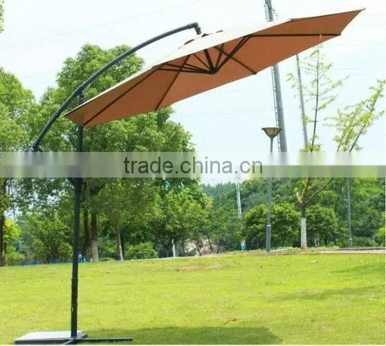 9' windproof patio side pole umbrella