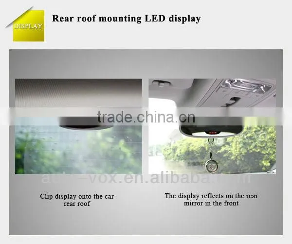 Car rear roof LED parking sensor with E-mark certificate
