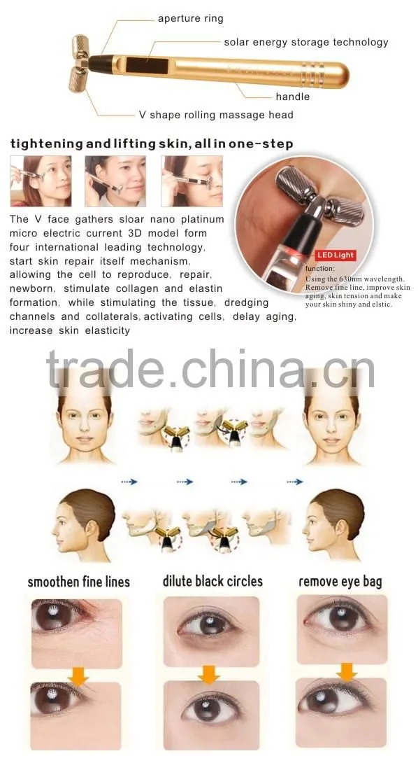 Portable Passive Exercise High Quality Face Lifting Y-shape Massage Machine