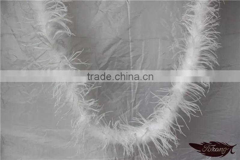 Natural Craft Feather Big White Ostrich Feather For Wedding And Party Decoration 60cm-65cm