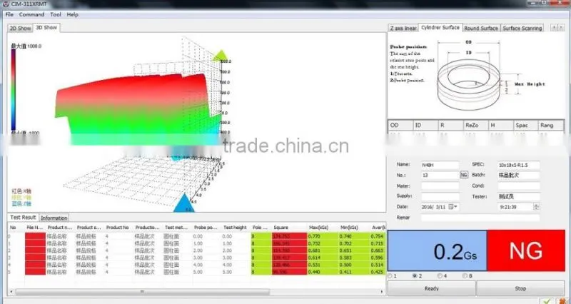 LINKJOIN CIM-3115 Magnet Analyzer automatic with software control trade assurance supplier