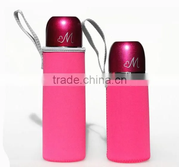 Simple design high quality glass cup set with neoprene material