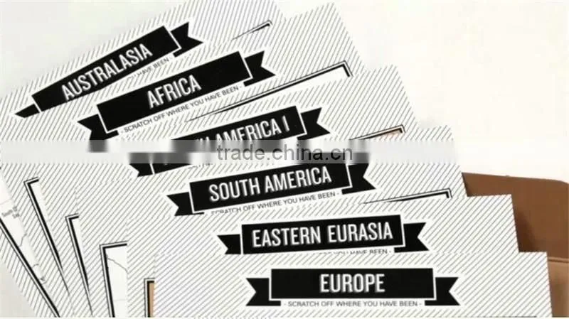 CT-595 The new travel journal map including eight tourism map paper TRAVELOGUE Tour player map