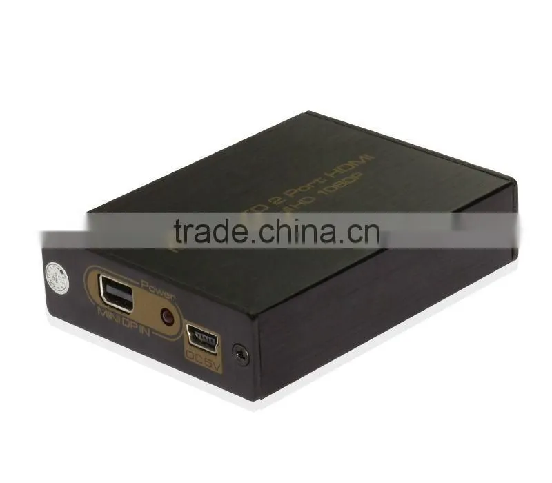 MINI DP TO 2 Port HDMI Converter media converter