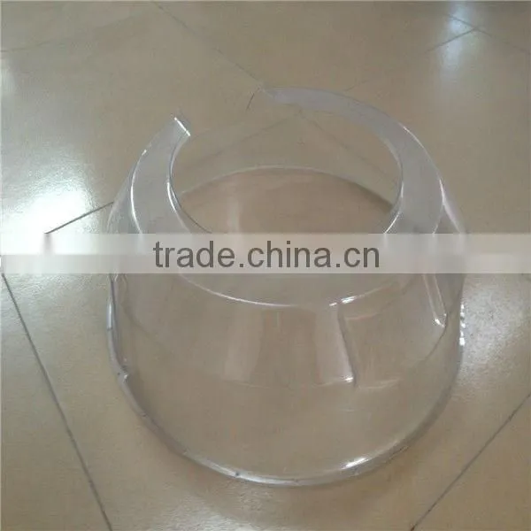 Vacuum formed custom clear blister plastic domes