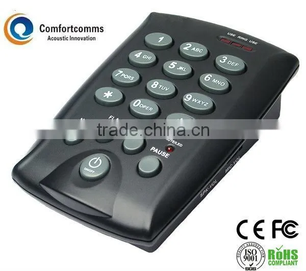 Professional call center standard headset telephone with redial/flash/mute CHT-800