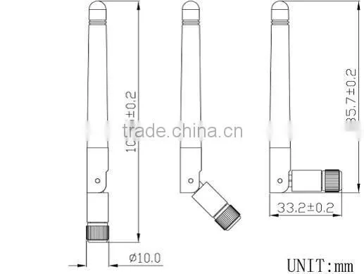 3dBi 5.8ghz wifi antenna for smartphone with stable performance