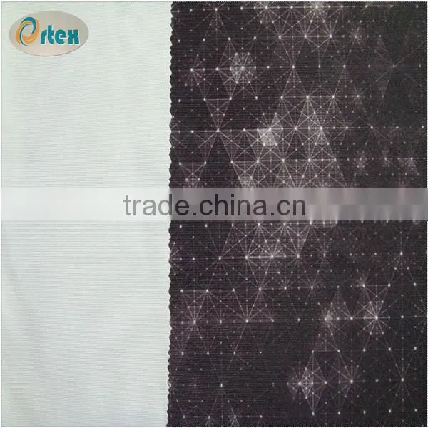 polyester spandex digital printing knitting fabric