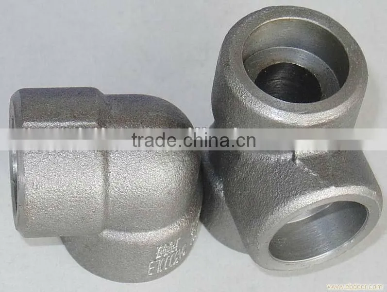 1"- 5" Stainless Steel Socket Weld Forged Tee / Coupling