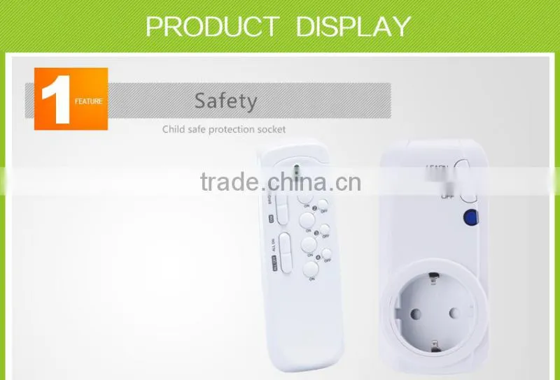 press button home automation system wireless remote control switch socket