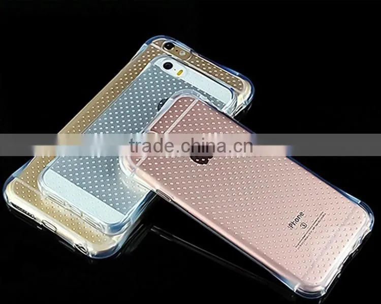 Explosion proof mobile phone case transparent cover case hot selling shell for iphone 6S