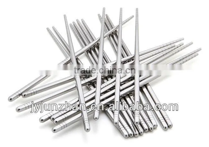 Stainless steel Korean Ceramic chopsticks with mirror polishing or hand polishing and low price