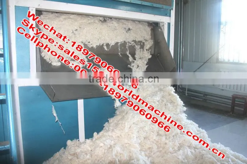 wool/cashmere/alpaca fiber cleaning/sheep wool machinery processing