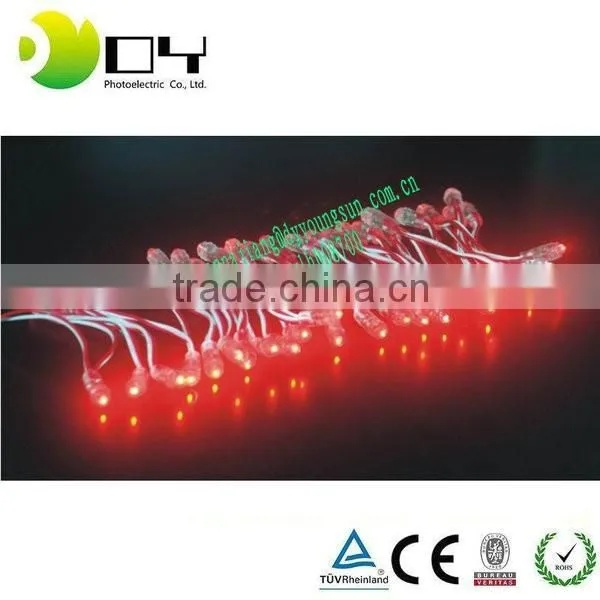 2016 New Product Strawhat DC5v 9MM single color Pixel Led String L ight