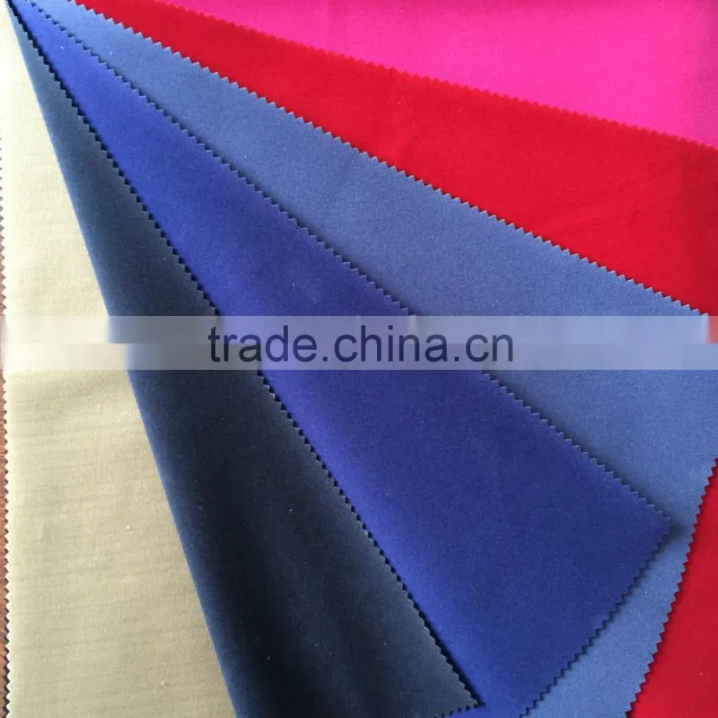 knitted polyester plain flock fabric for cushion