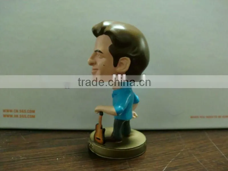 plastic bobble head toys,bobble figure decoration