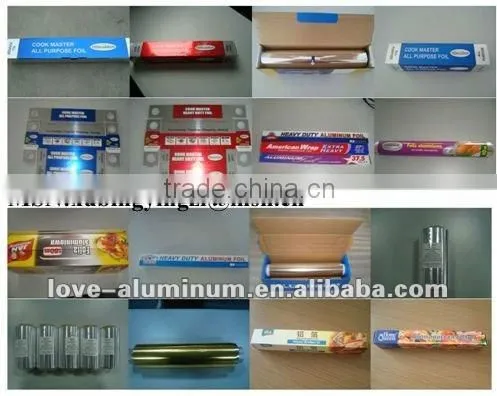 high-quality small aluminum foil rolls(9-20mic)