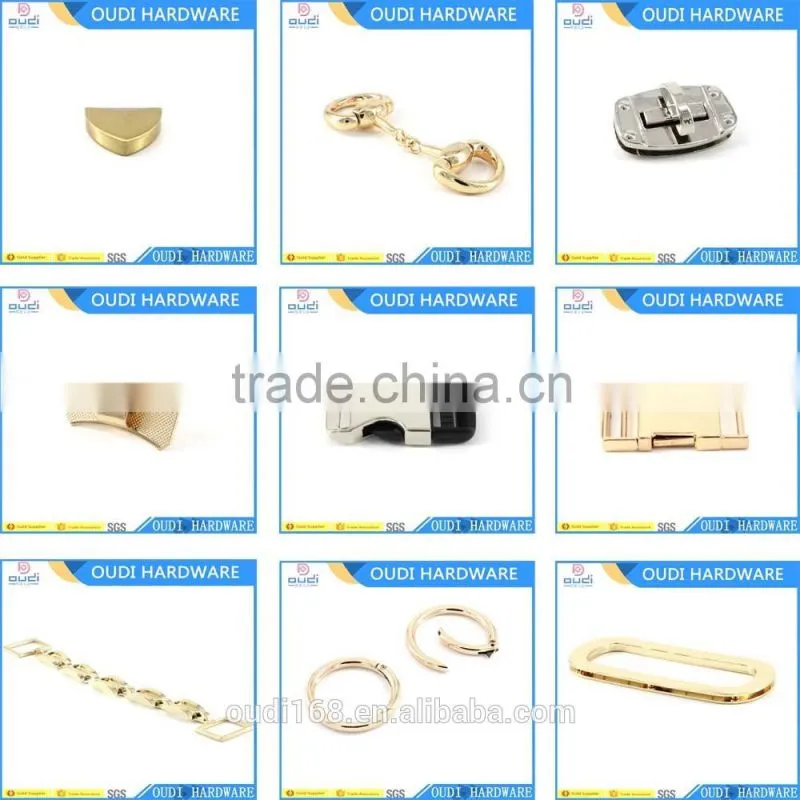 2016 new fashion wholesale Decorative handbag shoes accessory metal D ring