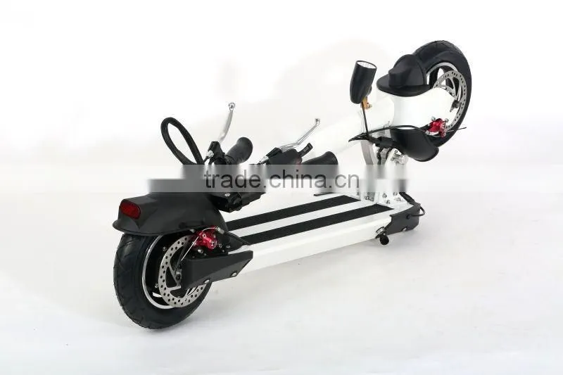 36V350W Electric Scooter with LED lights / Seat Motorized Kick Mobility Scooter CE / Rohs / FCC Approved