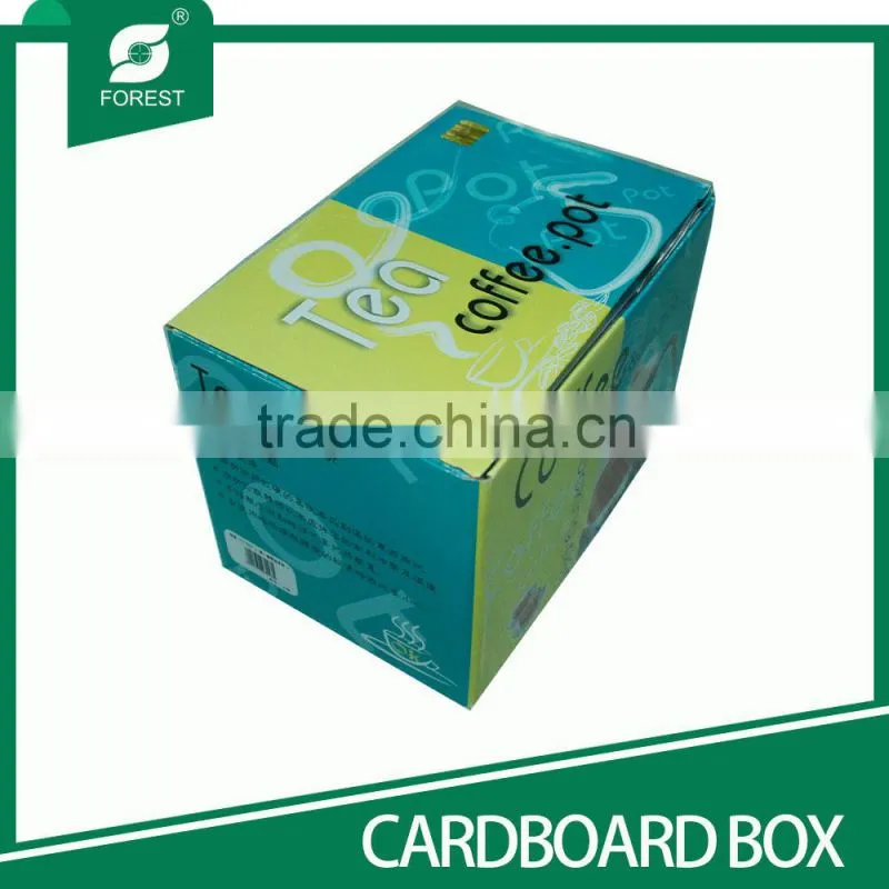 CUSTOM CARDBOARD BOXES COFFEE AND TEA POT PACKING BOXES
