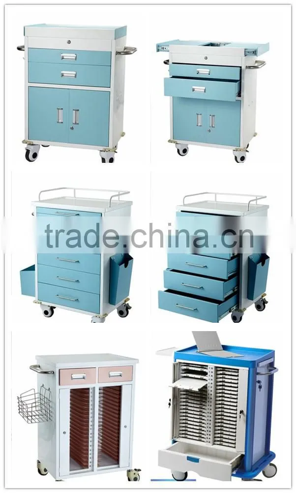 Stainless Steel medical hospital trolley Price