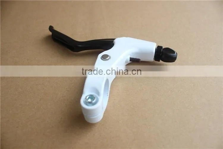 bike/bicycle brake lever/white and black color/high quality/aluminum alloy material