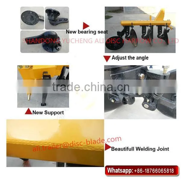 Farm high quality one way disc plough tractor 3 point baldan disc plow for sale