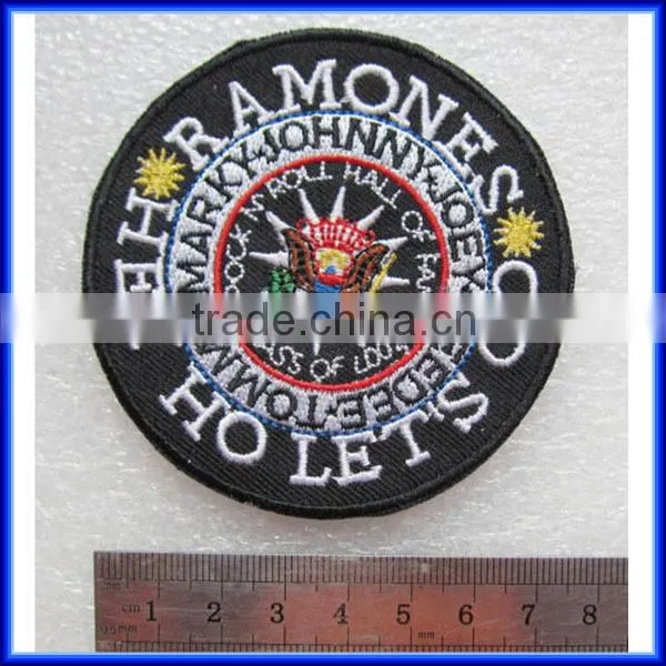 Hot Sales iron on sew applique children embroidery patch, Christmas gift children embroidery applique patches